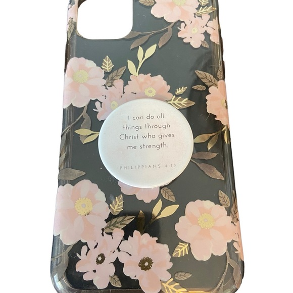 Floral Phone Cover with Pop-socket (iPhone 11) - Picture 6 of 6